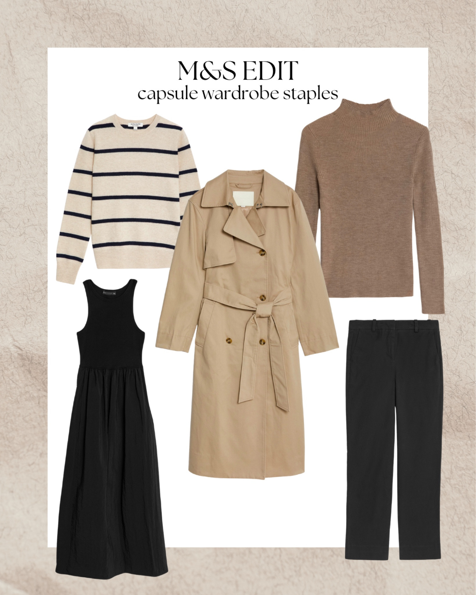 I’m really enjoying M&S at the moment! Found some lovely classic pieces that would be ideal to incorporate into your capsule wardrobe for autumn outfits 🤎

#LTKstyletip #LTKeurope #LTKunder50