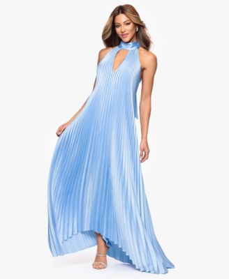 XSCAPE Women's Long Halter Neck Gown - Macy's | Macy's