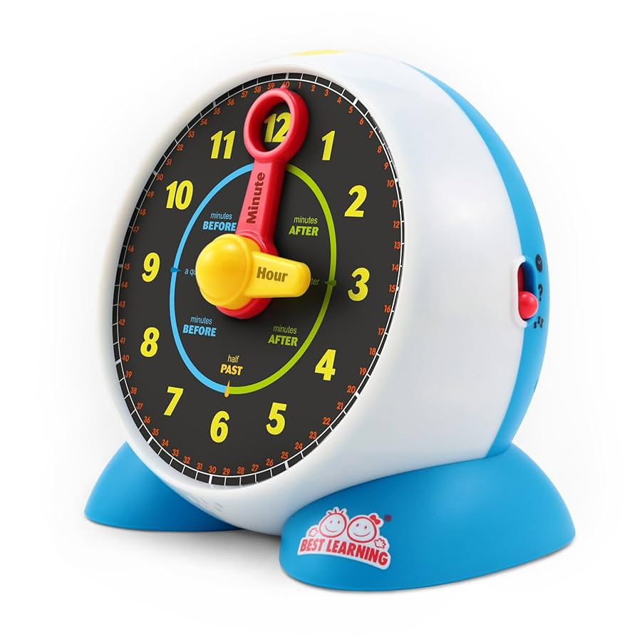 BEST LEARNING Learning Clock - Educational Talking Learn to Tell Time Teaching Toy with Quiz and ... | Amazon (US)