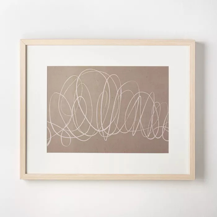 30" x 24" Scribble Art Print - Threshold™ designed with Studio McGee | Target