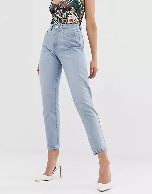 Missguided – Riot – Mom-Jeans in Blau | ASOS (Global)