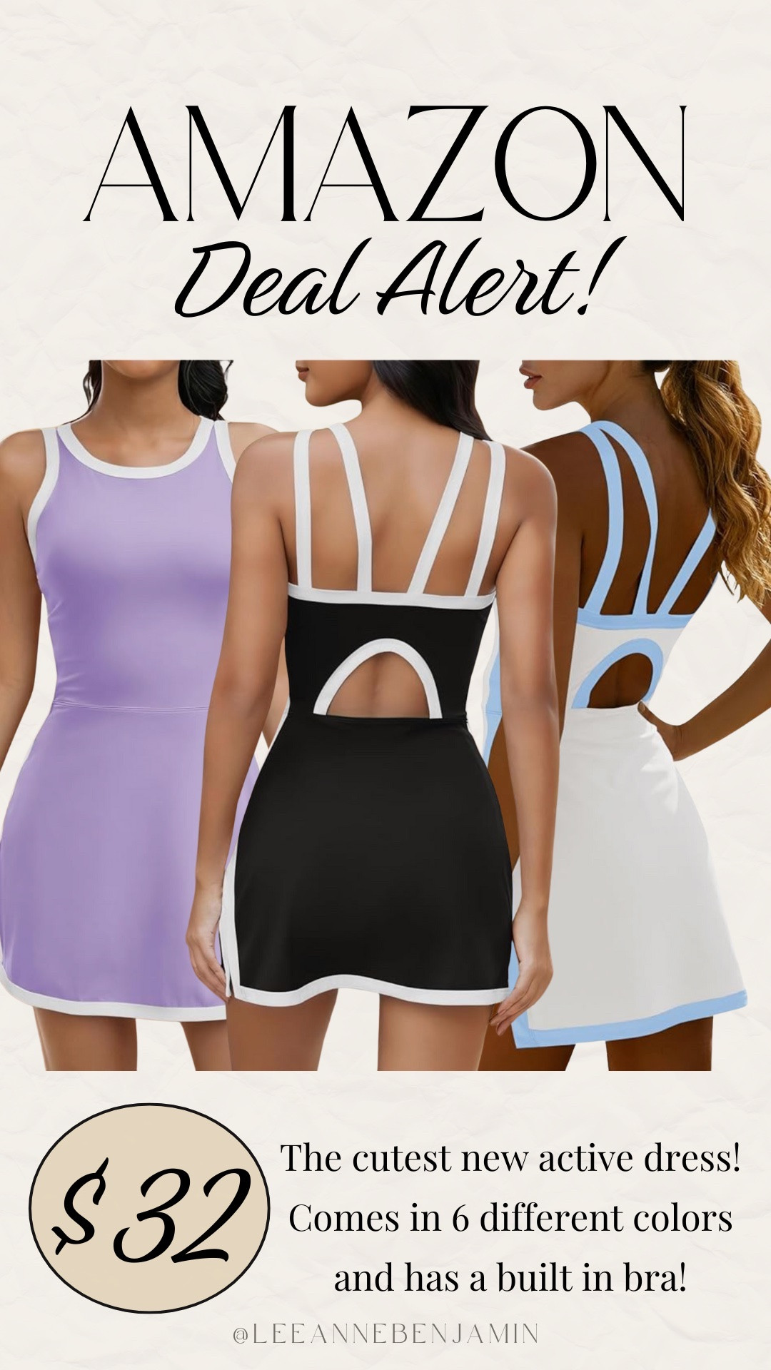 The cutest workout dresses from Amazon are only $32 right now! 

#LTKActive #LTKSaleAlert #LTKSeasonal