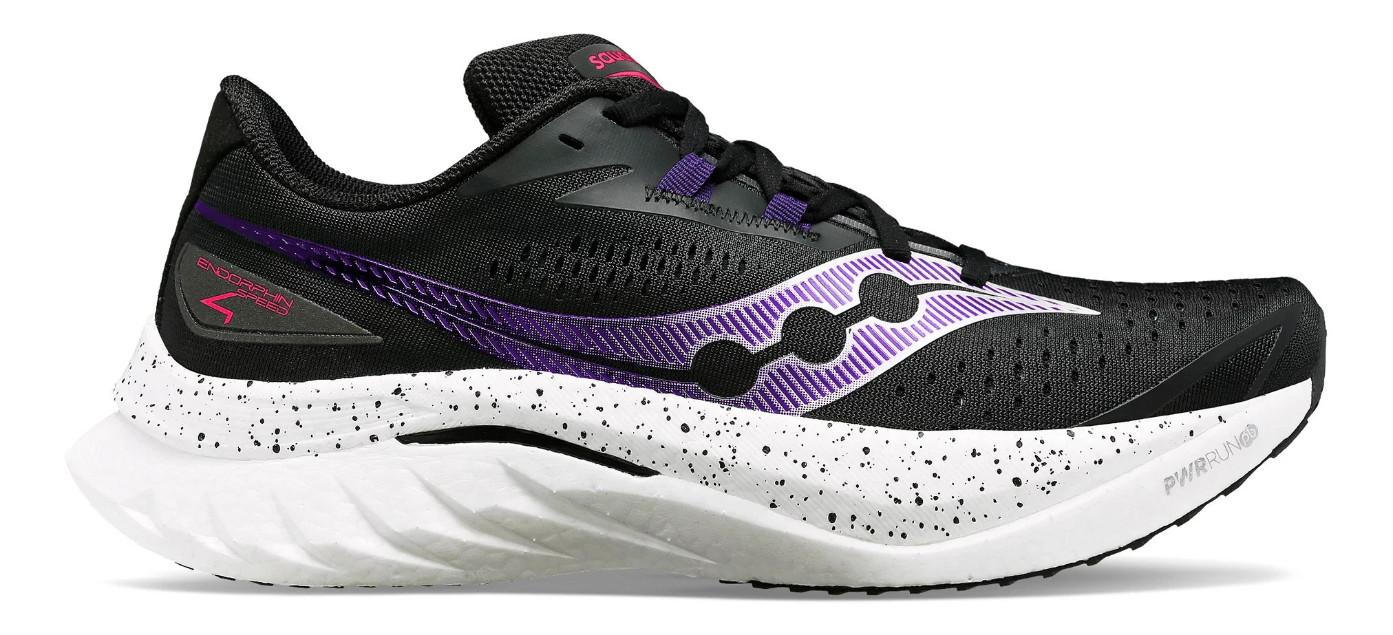 Women's Saucony Endorphin Speed 4 - Black / White, Size: 8.5, Medium | Footwear - Road Runner Sports | Road Runner Sports