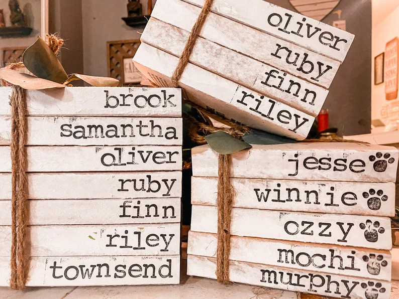 Personalized Book Decor Personalized Family Books - Etsy | Etsy (US)