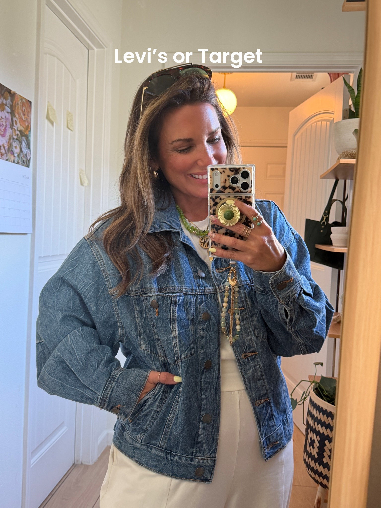Staple Jean jacket that is under $50!! 
Size down. I’m wearing size small 


#LTKOver40 #LTKmomlife #LTKootd