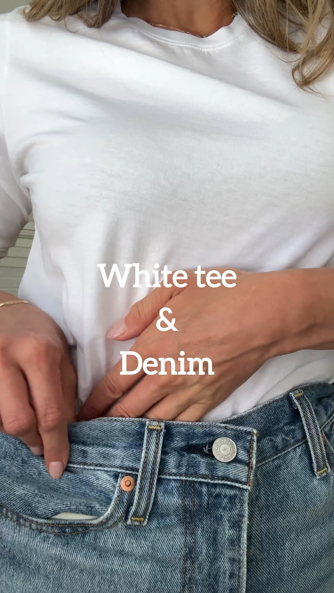 The perfect spring combo 
White tee 
Wide leg denim
 Ballet flats 

#LTKOver40 #LTKootd #LTKSpringSale