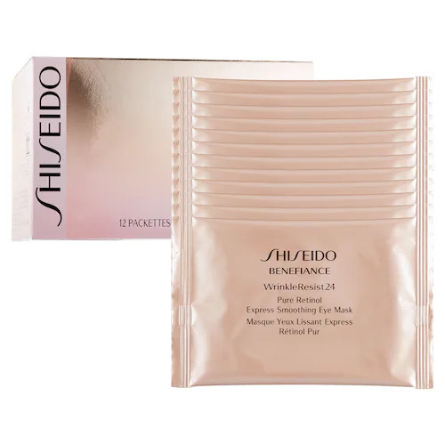 ShiseidoBenefiance WrinkleResist24 Pure Retinol Express Smoothing Eye Mask | Sephora (US)