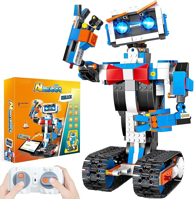 okk Robot Building Toys for Boys, STEM Projects for Kids Ages 8-12, Remote & APP Controlled Engin... | Amazon (US)