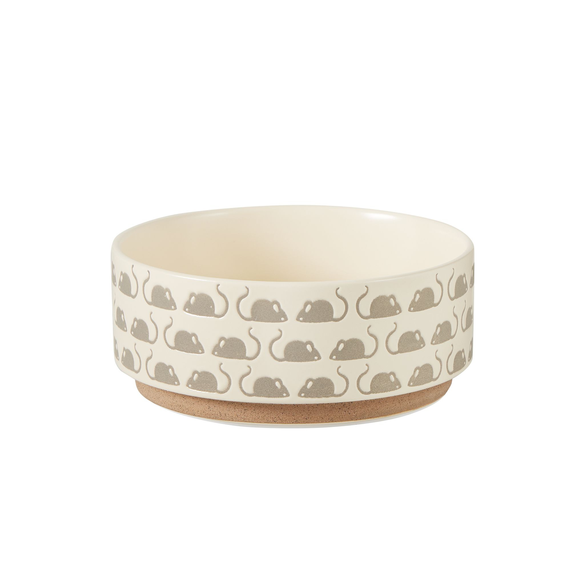 Whisker City® Grey Mice Ceramic Cat Bowl | PetSmart