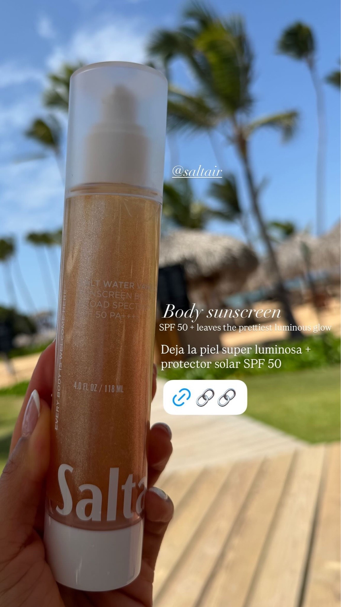 Shimmery body sunscreen from Saltair! ✨

SPF 50 and leaves the prettiest luminous glow! Linking more of my beach day beauty essentials below! ☀️


Saltair sunscreen, beach essentials, body spf, best sunscreen, beach day, vacation must haves

#LTKSeasonal #LTKSwim #LTKBeauty