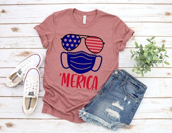 Merica Shirt, Fourth Of July Shirts, American Shirt, 4th July Shirts, Proud To Be American, Stars... | Etsy (US)