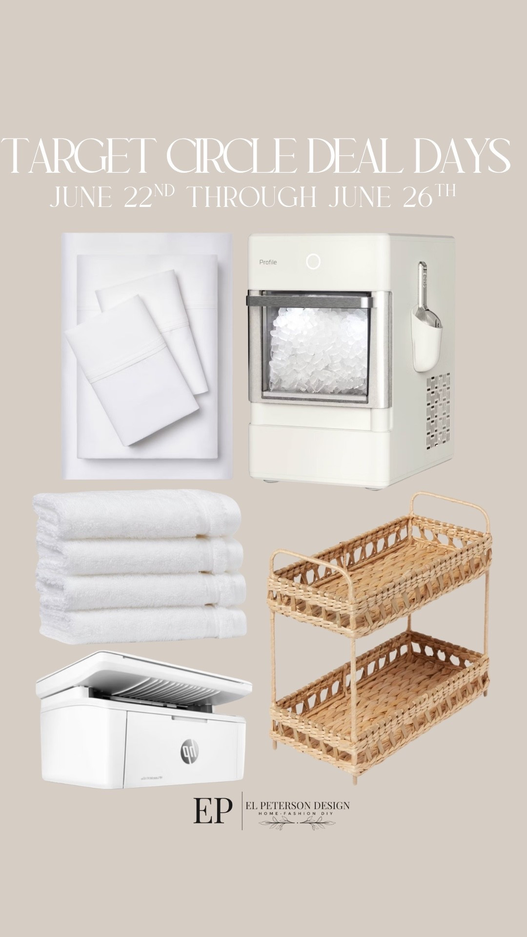 So excited to partner with @Target for Target Circle Deal Days! ❤️

We’re getting ahead of the back-to-college rush and checking off Gavin’s dorm essentials before move-in day. From a Nespresso machine (because coffee is definitely a college essential ☕️) to a Ninja air fryer that he uses all the time at home, we’re stocking up on the items he’ll actually use every day.
If you have a student heading off to college this year, now is the perfect time to shop and save on all those must-have essentials.

Target Circle Deal Days are happening from June 22nd through June 26th!

#Target #TargetPartner #AD #TargetCircleDealDays #BackToCollege #CollegeEssentials #DormRoomDecor #DormRoomFinds #TargetFinds #CollegeShopping

Sheets
Towels
Printer
Ice maker
Storage shelf

#LTKHome #LTKSaleAlert