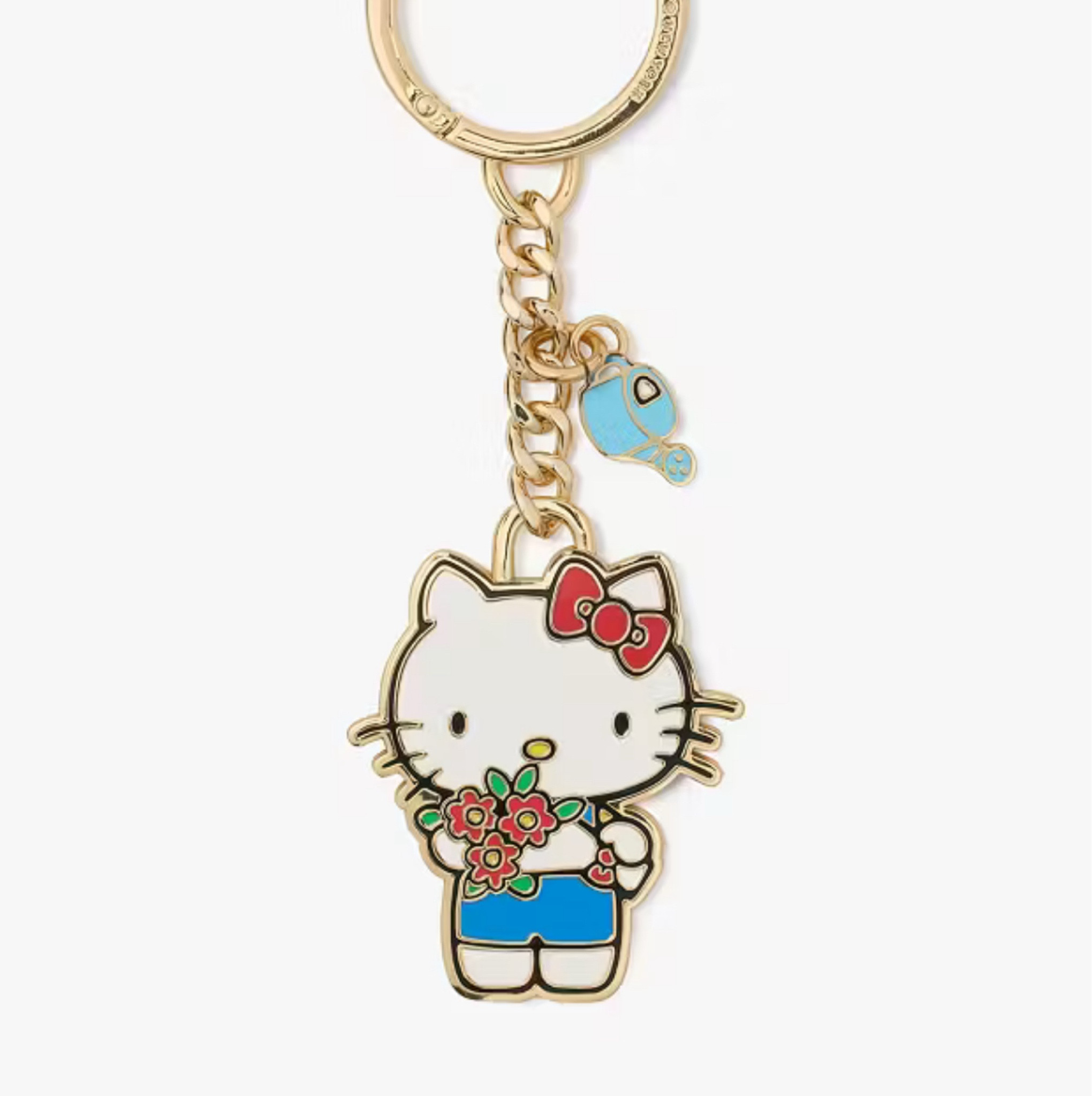 Kate Spade X Hello Kitty Metal Keychain 