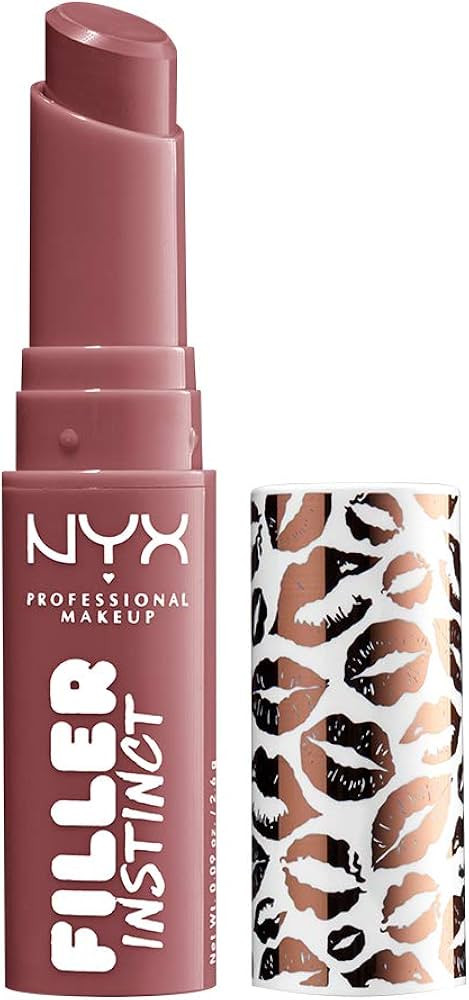 NYX PROFESSIONAL MAKEUP Filler Instinct Plumping Lip Color, Lip Balm - Sugar Pie (Mauve Pink Purp... | Amazon (US)