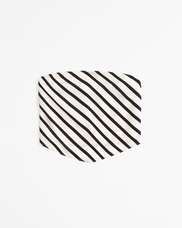 Faux Silk Scarf Top | Abercrombie & Fitch (US)