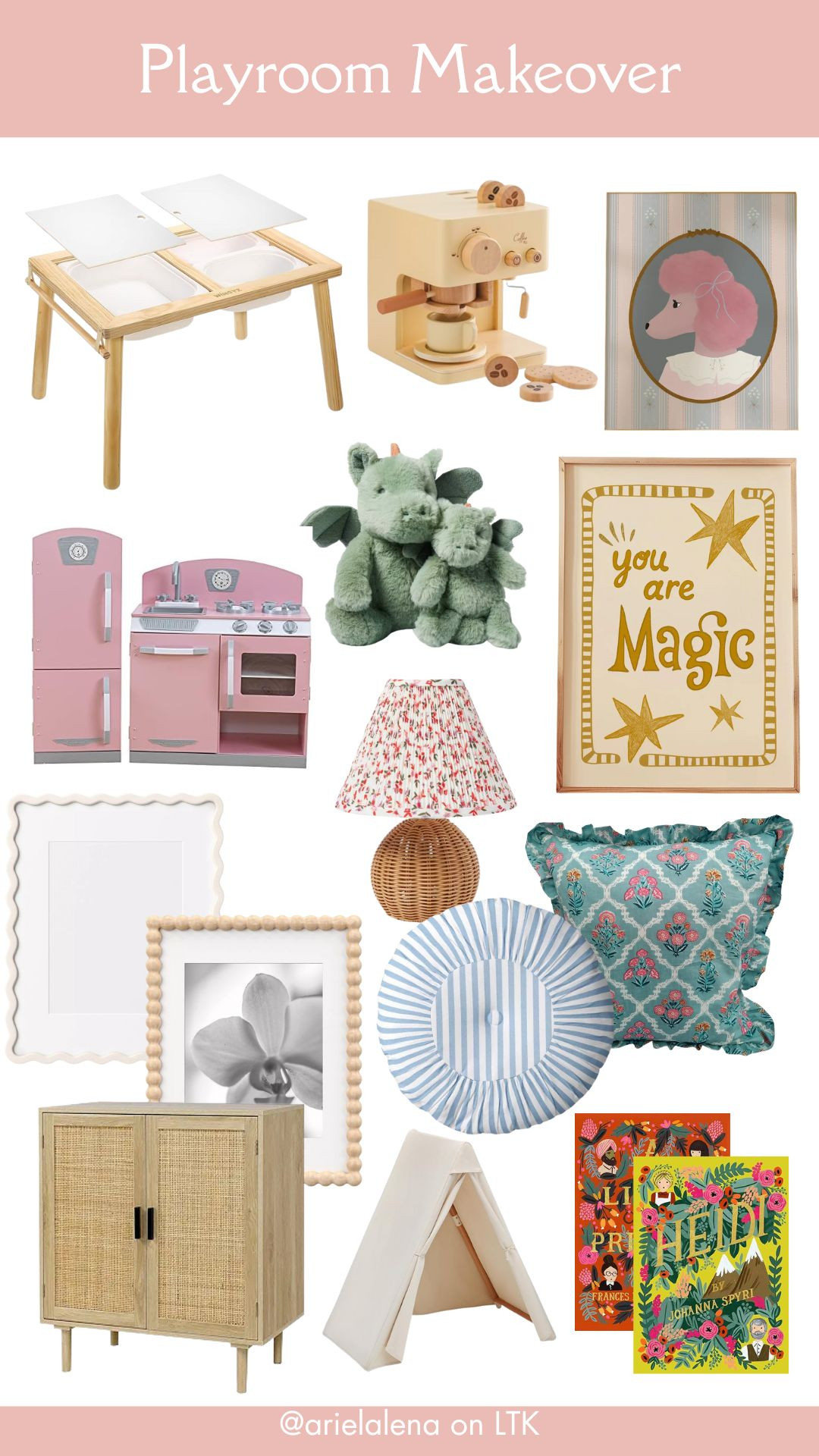 SHOP MY DAUGHTER'S PLAYROOM MAKEOVER! Whimsical, colorful & fun vibes - I loved putting this together! 

 #LTKHome #LTKBaby #LTKKids