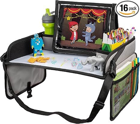 Lusso Gear Lap Tray for Toddler and kids, Table Tray for Travel, Car Seat, Airplane, Desk Essenti... | Amazon (US)