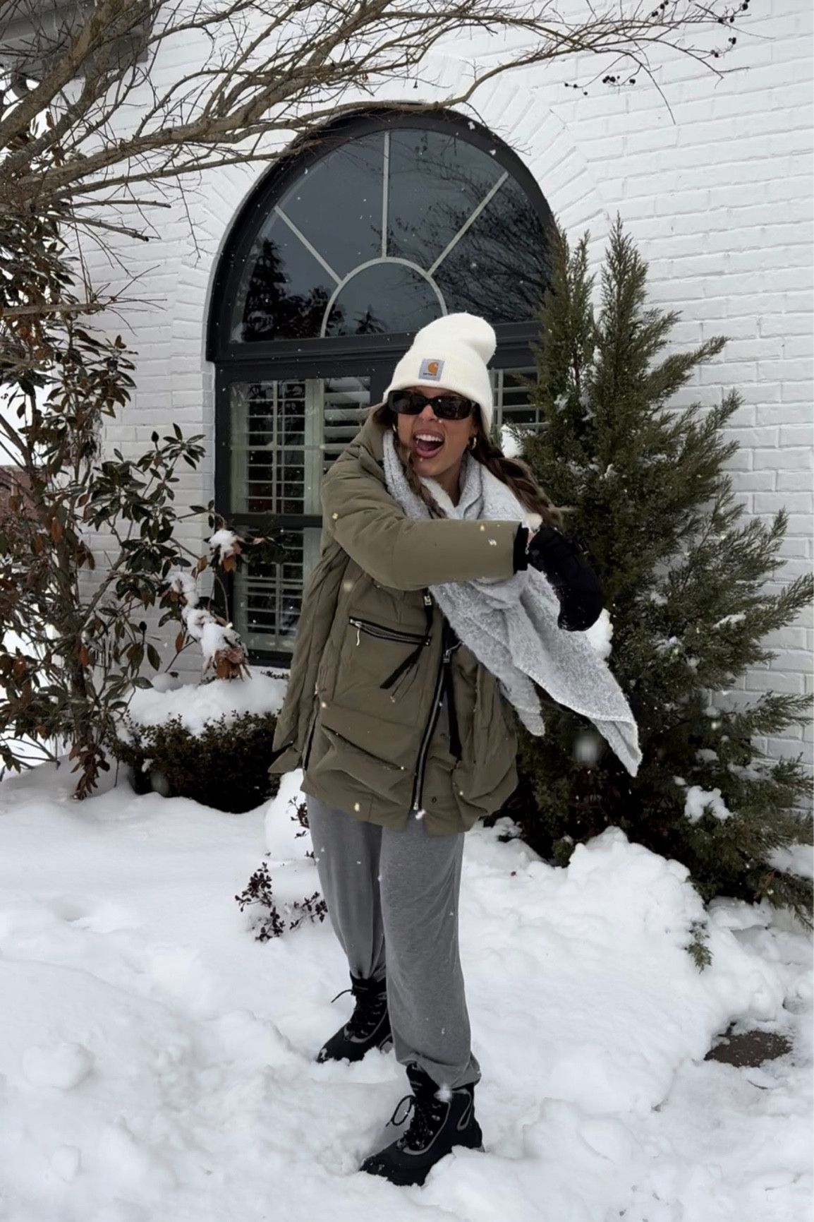 Shop my snow day look from my last post! ❄️☃️ Size small in my viral Amazon coat, medium in my Aerie lounge pants & shade nude in Revlon lipliner/shade 44 in YSL Beauty lipstick! 🩷

#LTKSeasonal #LTKstyletip