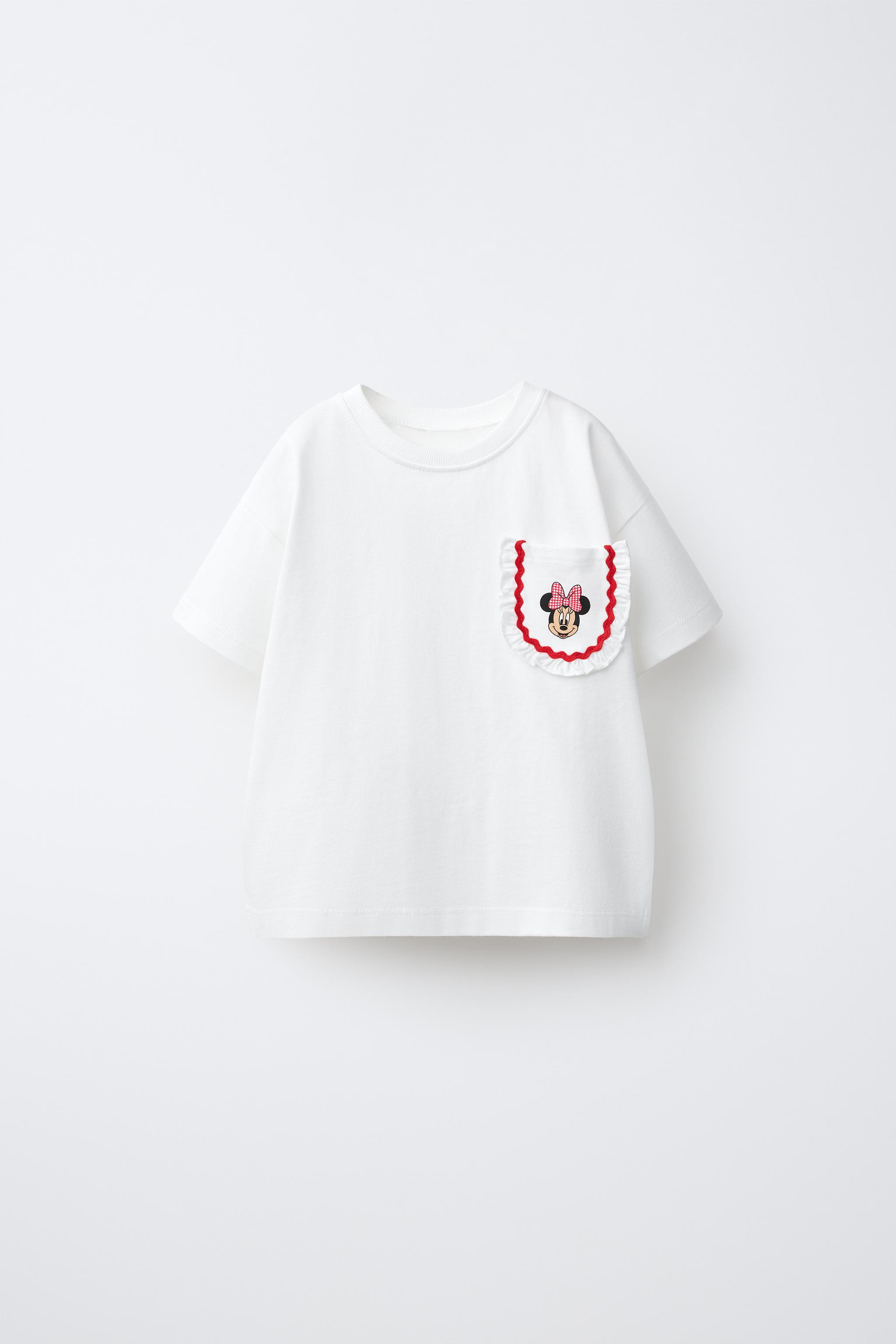 MINNIE MOUSE © DISNEY RICKRACK POCKET T-SHIRT | Zara US