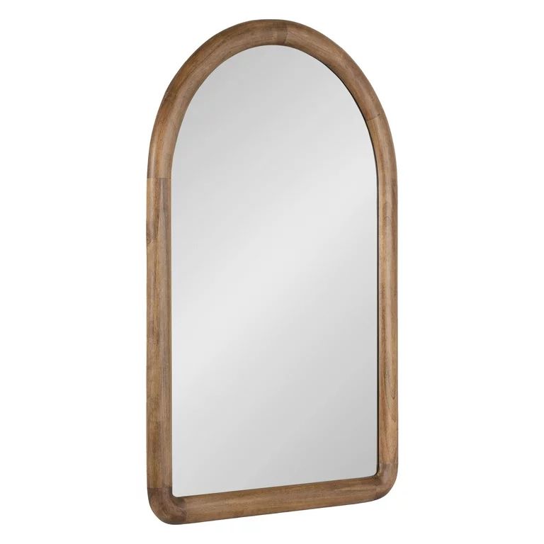 Kate and Laurel Dessa Transitional Arched Wooden Wall Mirror, 24 x 36, Natural Rustic, Modern Arc... | Walmart (US)