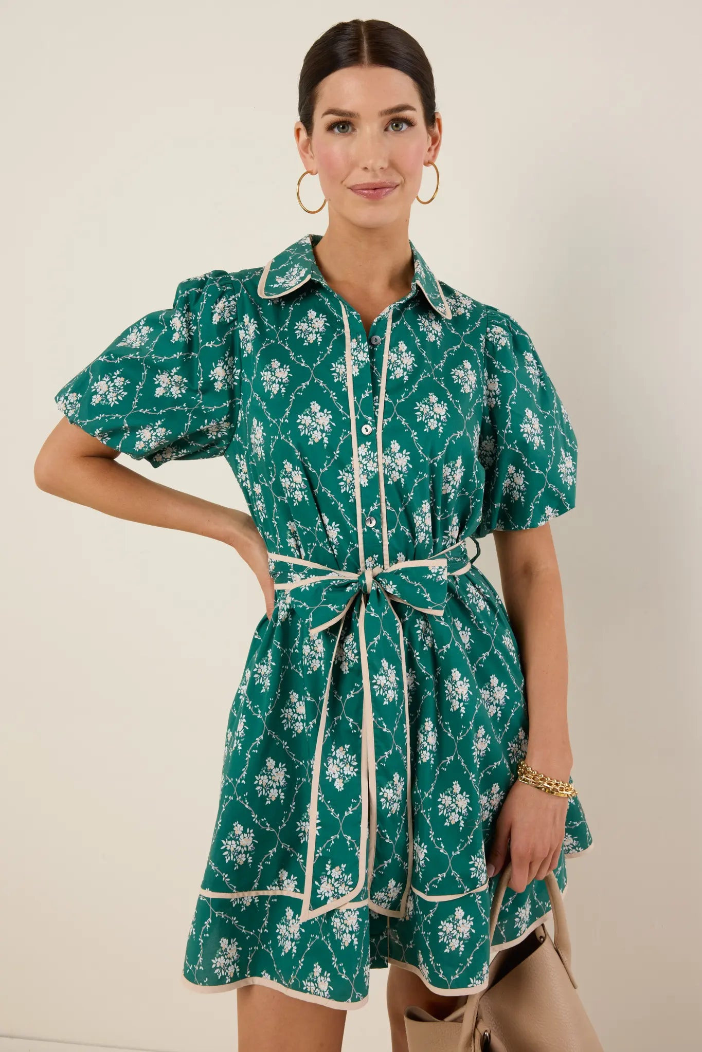 Regan Dress- Green | Avara