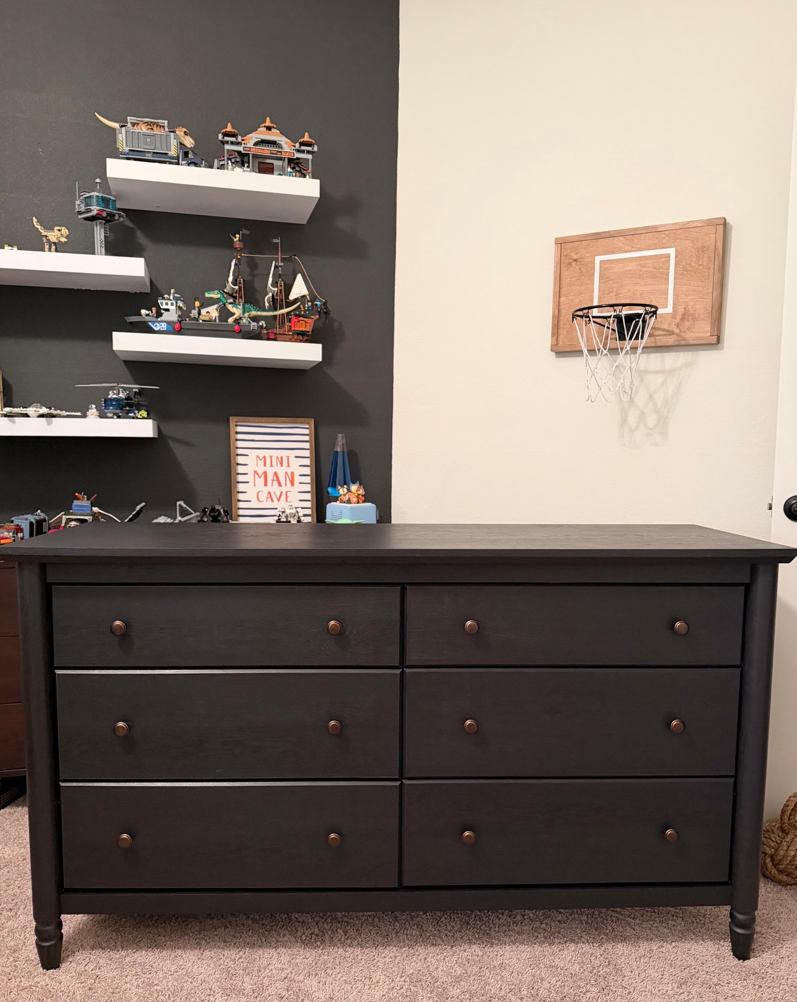 I still need to clear out the old dressers and do some purging but had to share the dresser. I love it in the black!

My Texas house dresser

#LTKHome #LTKKids