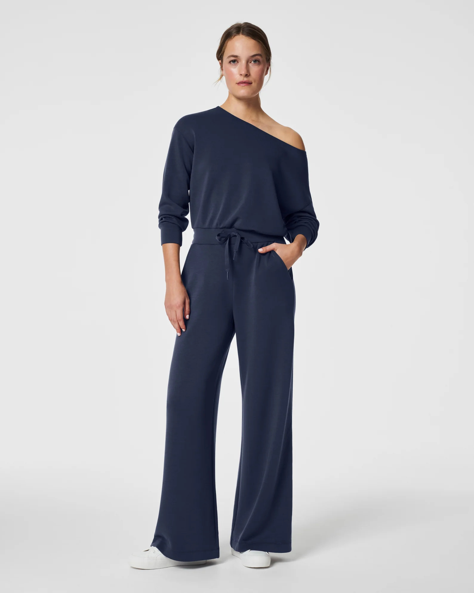 AirEssentials Off-Shoulder Jumpsuit | Spanx