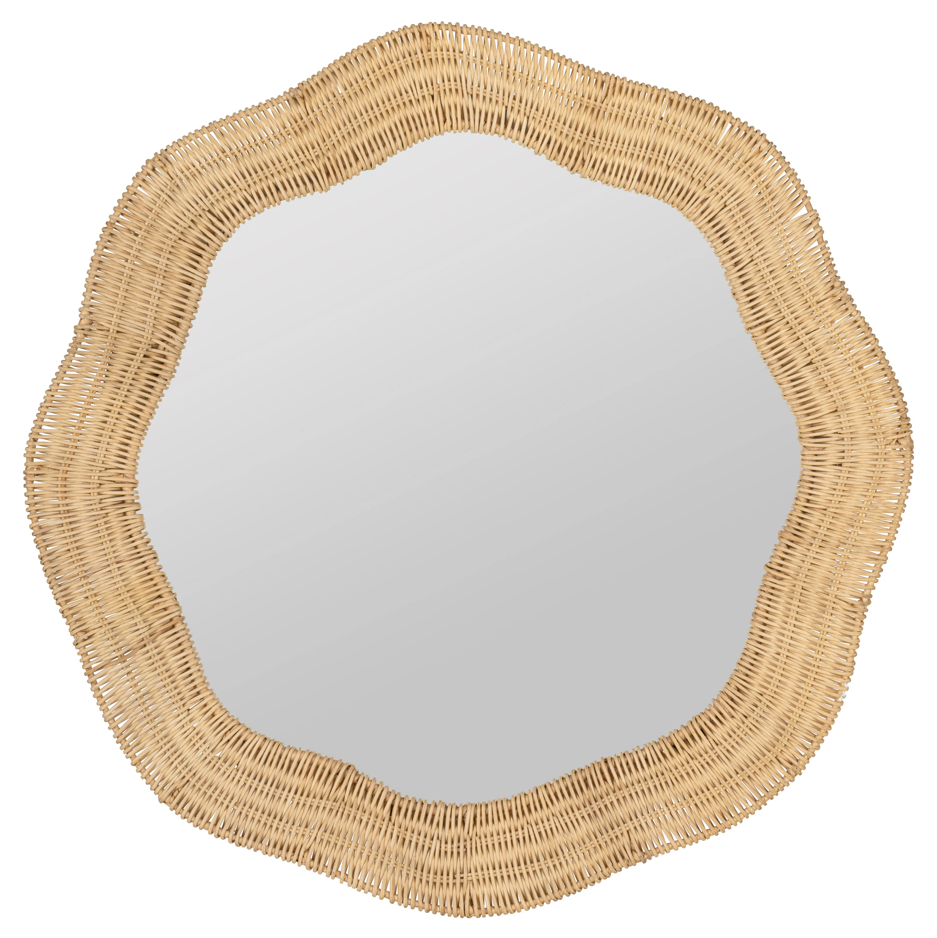 Erin Gates by Cooper Classics Erin Gates Scalloped Linden Round Wall Mirror | Wayfair | Wayfair North America