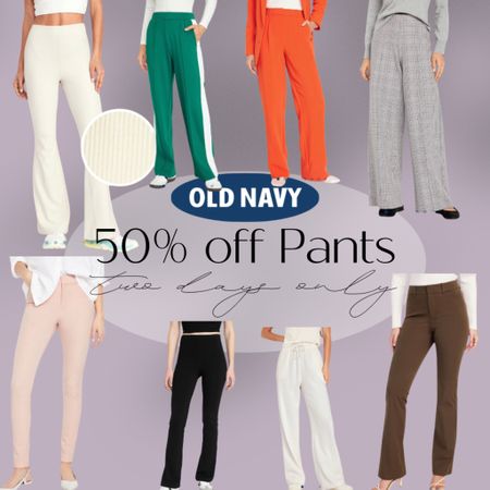 Tall friendly options from the 2-day 50% off pant sale at Old Navy. There was only one pair that I saw with a 36” inseam (the brown trouser on the bottom right). The rest are 33-35” inseams - be sure to check fit descriptions for lengths as they all very within the tall range 💖

#LTKsalealert #LTKSpringSale #LTKfindsunder50