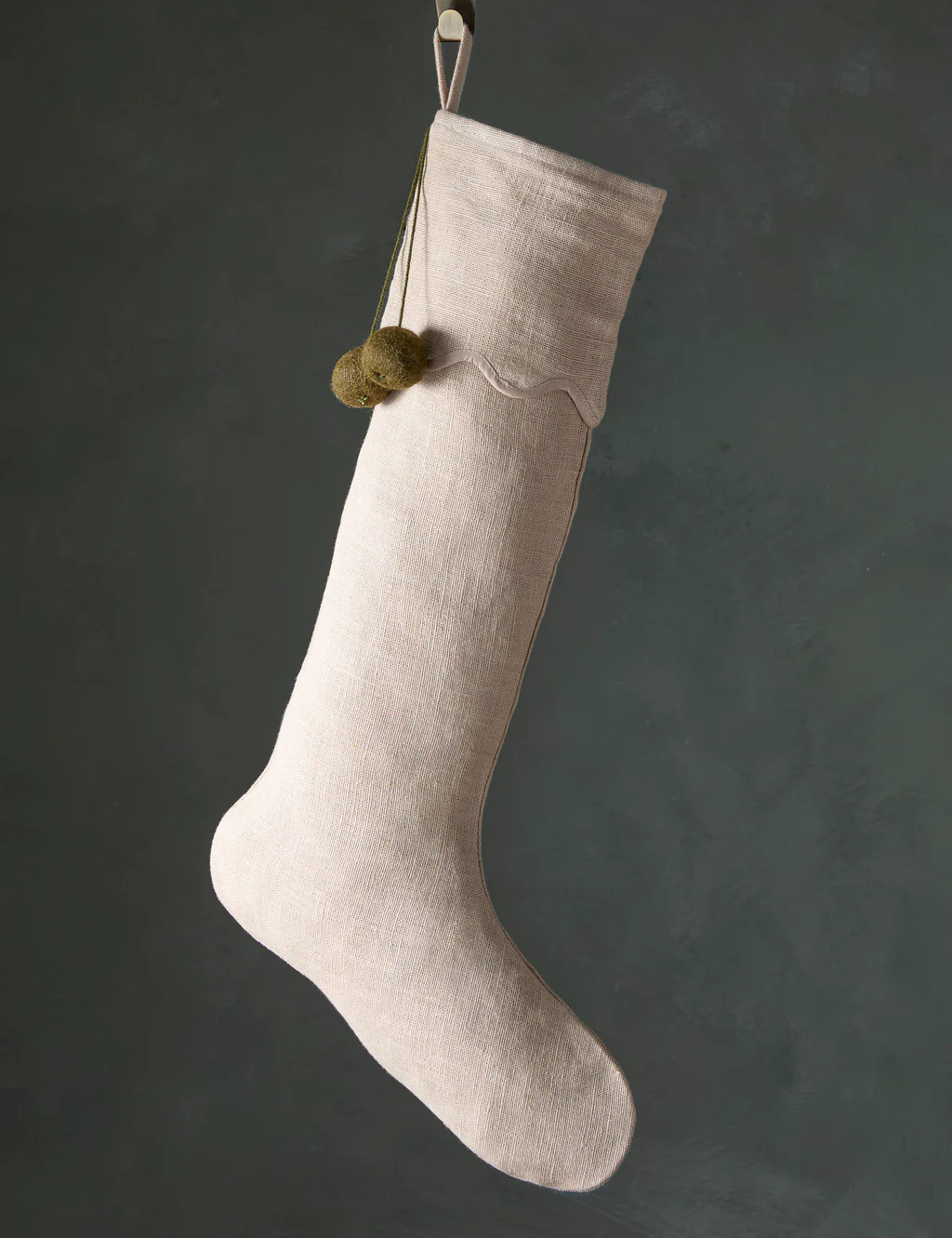 Lanie Linen Stocking | Lulu and Georgia 