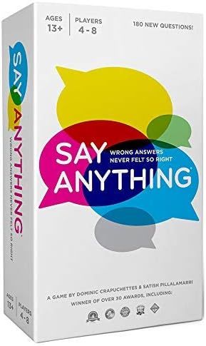 Say Anything: 10th Anniversary–A Board Game by North Star Games 4-8 Players–Board Games for F... | Amazon (US)