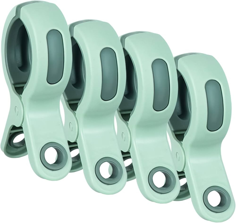 Beach Towel Clips for Beach Chair Towel Holder for Beach Chair Pool Chair on Cruise-Jumbo Size,Pl... | Amazon (US)