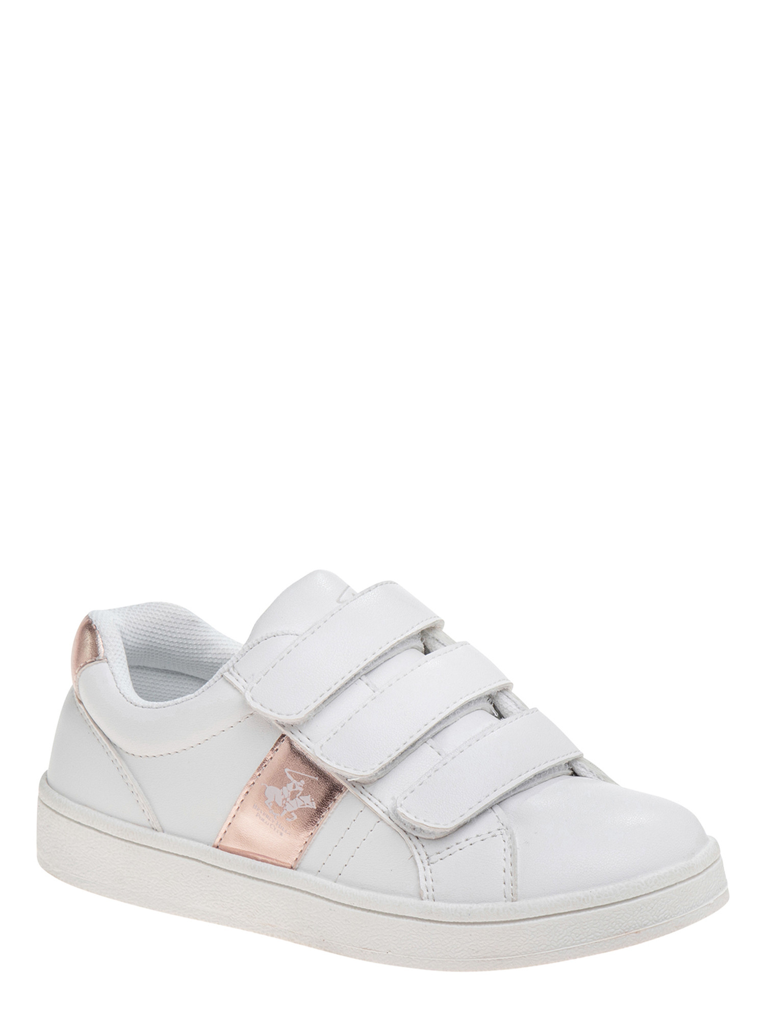 Beverly Hills Polo Club Triple Strap Court Casual Sneaker (Little Girls & Big Girls) - Walmart.co... | Walmart (US)
