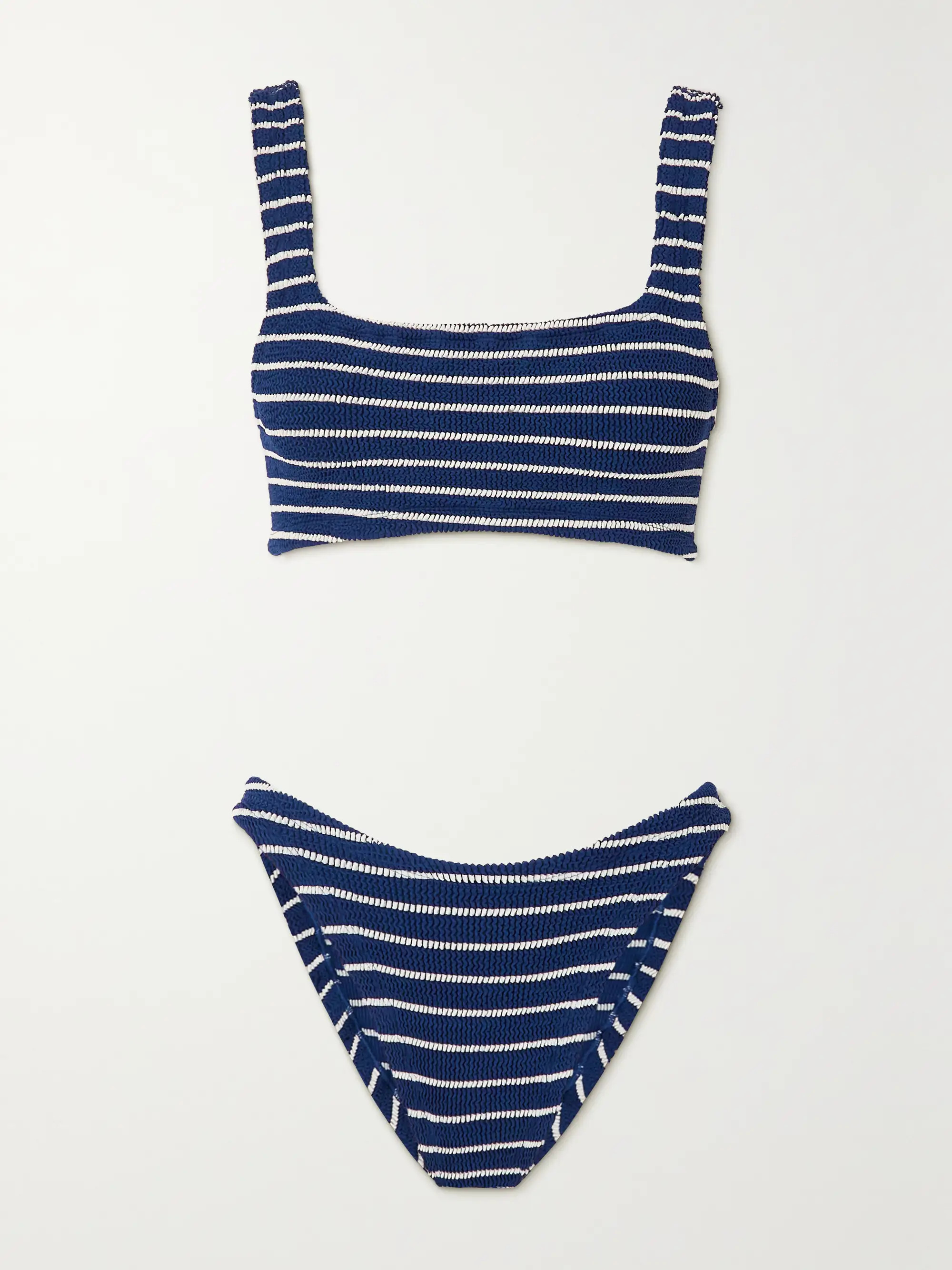 Xandra striped seersucker bikini | NET-A-PORTER (US)