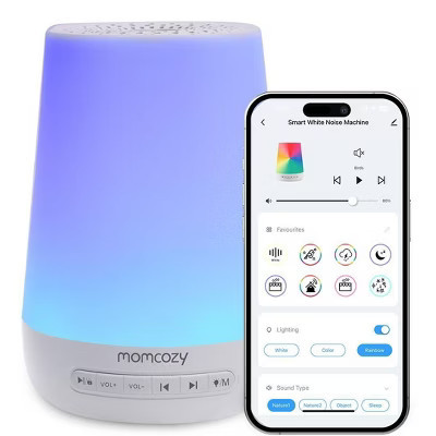 Momcozy Noise Machine for Baby Sleeping with Night Light - White | Target