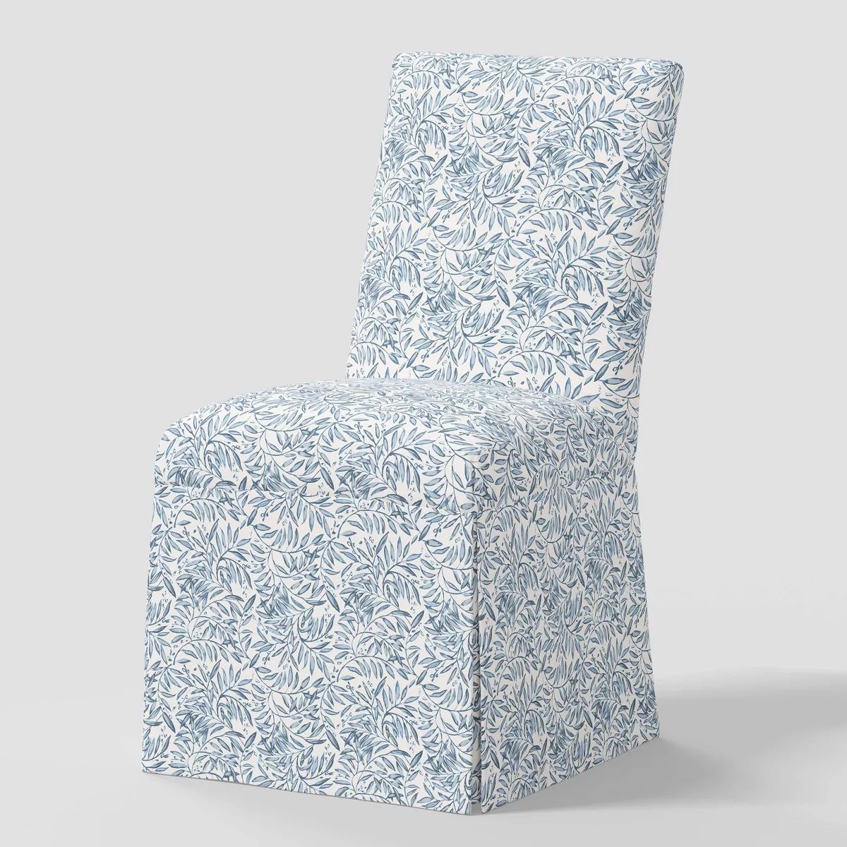 Logan Dining Chair Slipcover Voysey Vine Powder Blue - Threshold™ | Target