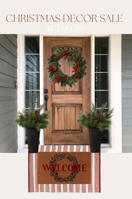 Holiday front porch decor on sale! 30-50% OFF at Target! #targethomedecor #targetstyle #targetchristmas #christmashome

#LTKsalealert #LTKHoliday #LTKSeasonal