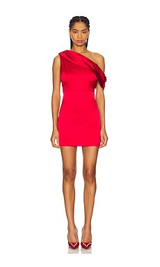 Line & Dot Harles Mini Dress in Red from Revolve.com | Revolve Clothing (Global)