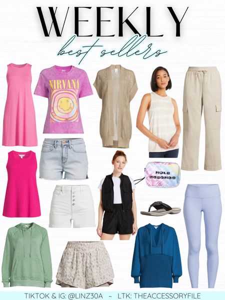 Last week’s best sellers! 

Spring fashion, spring outfits, summer outfits, summer fashion, spring dresses, flip flops, shoes for narrow feet, ribbed leggings, athleisure wear, tank tops, hoodies, beach bags linen pants, two piece set, denim shorts, white shorts, workout shorts, running shorts 

#LTKSeasonal #LTKstyletip #LTKfindsunder50