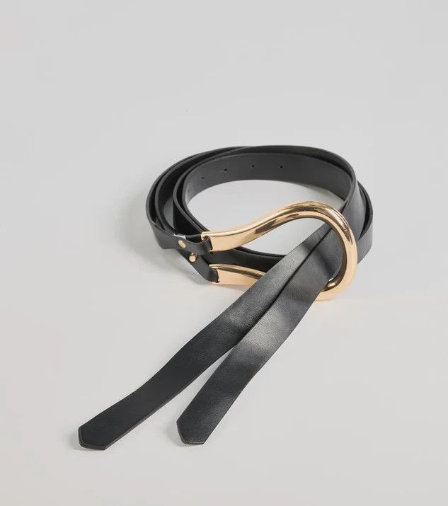 Trendy Silhouette Loop Buckle Wrap Belt | Windsor Stores