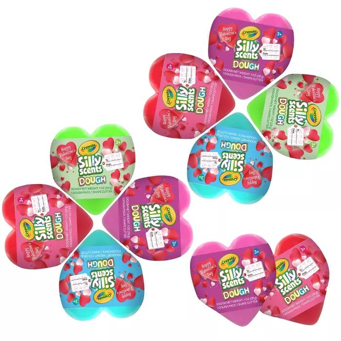 Crayola 10ct Silly Scent Heart Dough | Target