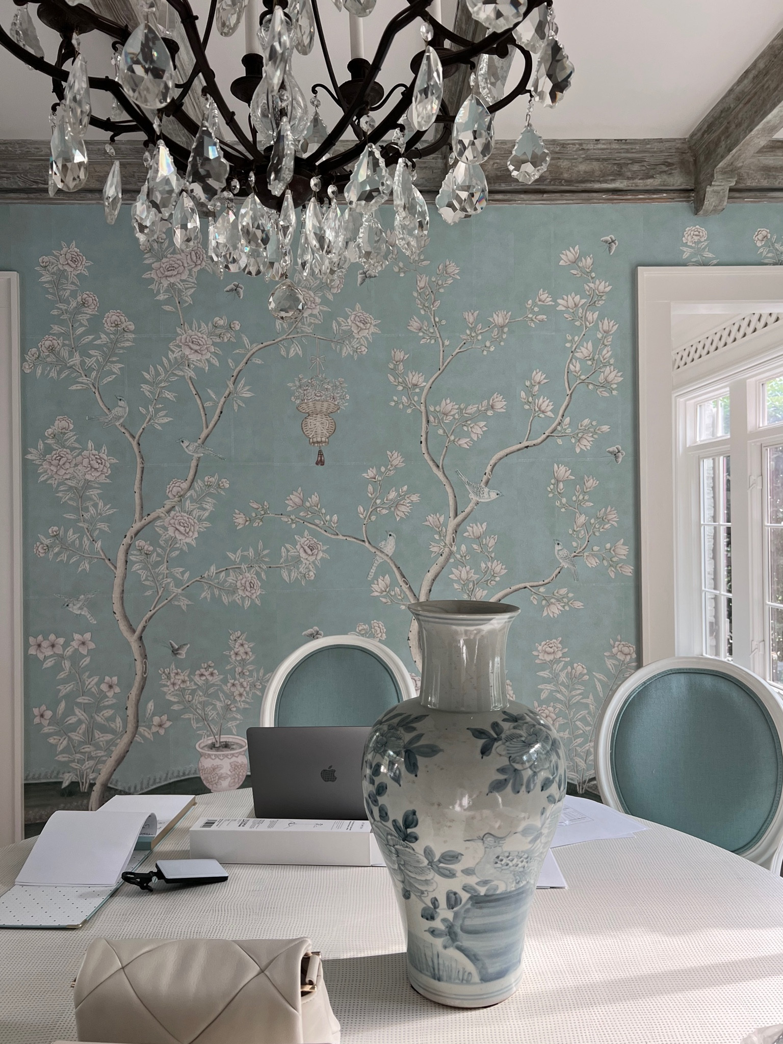 Ordered this chinoiserie vase a while ago and it’s finally here! Love it in the dining room and will also style it in the kitchen, with branches depending on the season. 

#LTKFind #LTKhome #LTKstyletip