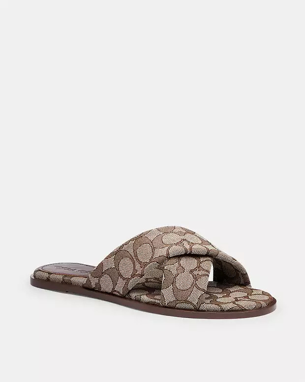 Link Criss Cross Slide In Signature Jacquard | Coach Outlet US