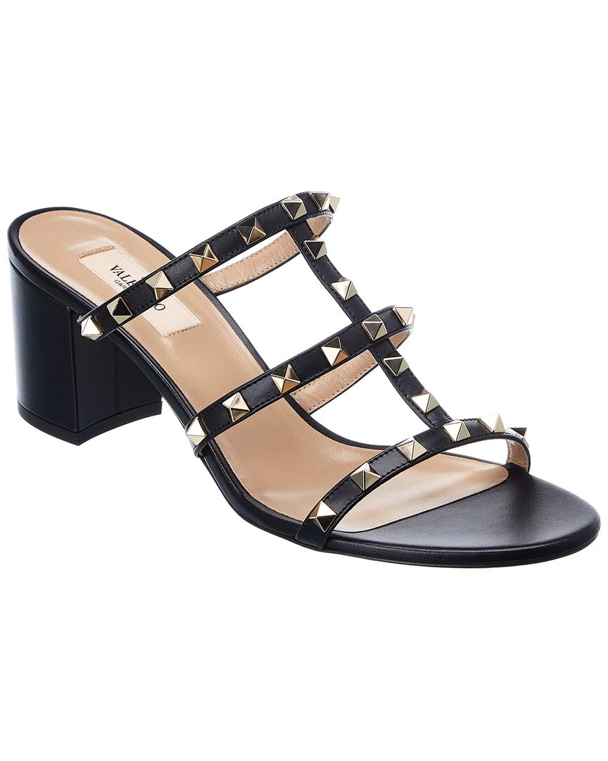Valentino Rockstud Caged 60 Leather Sandal | Shop Simon