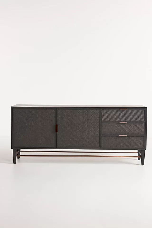 Wallace Cane and Oak Sideboard | Anthropologie (US)