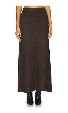 4th & Reckless Bailey Skirt in Chocolate from Revolve.com | Revolve Clothing (Global)
