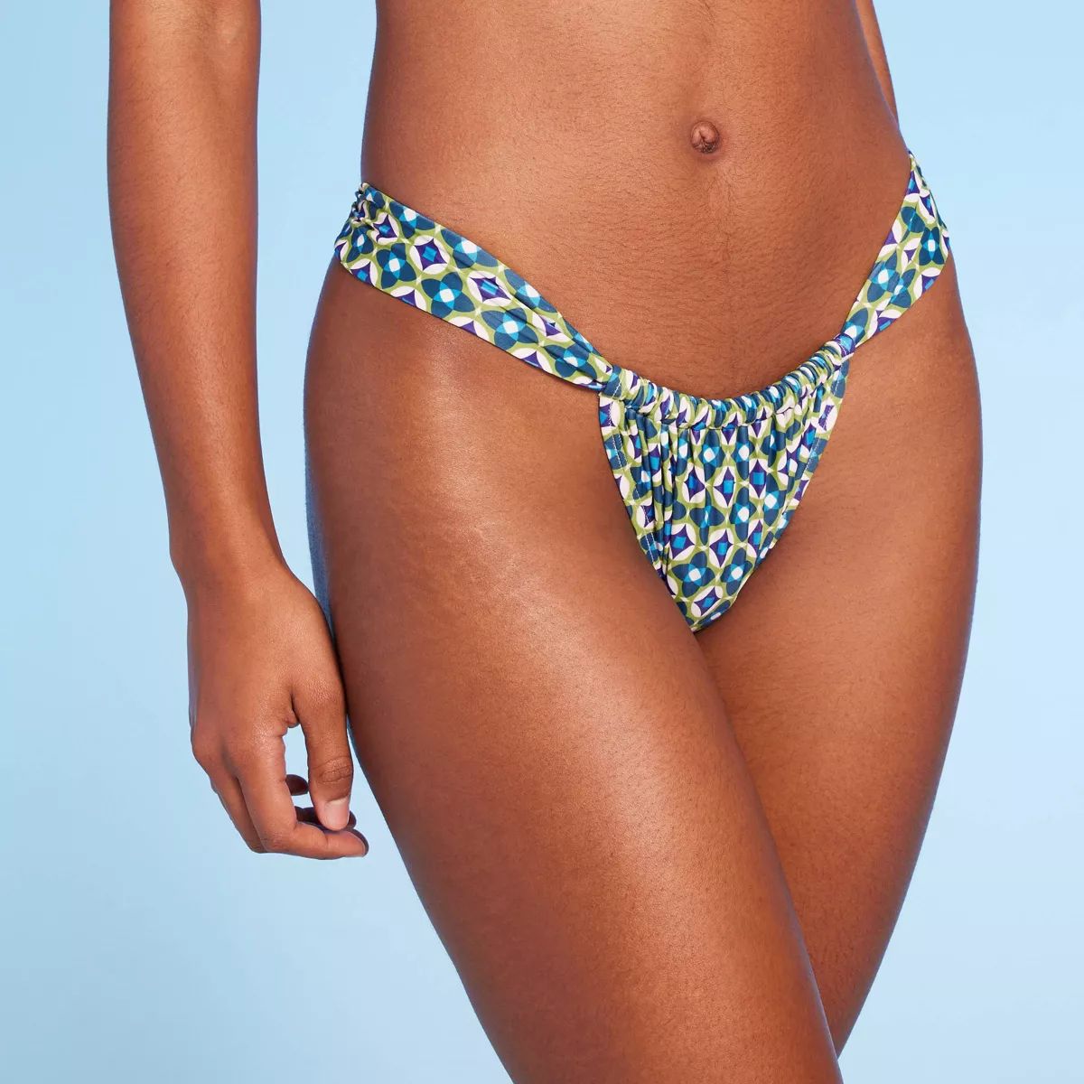 Women's Low-Rise Scarf Strap Adjustable Coverage Bikini Bottom - Shade & Shore™ | Target