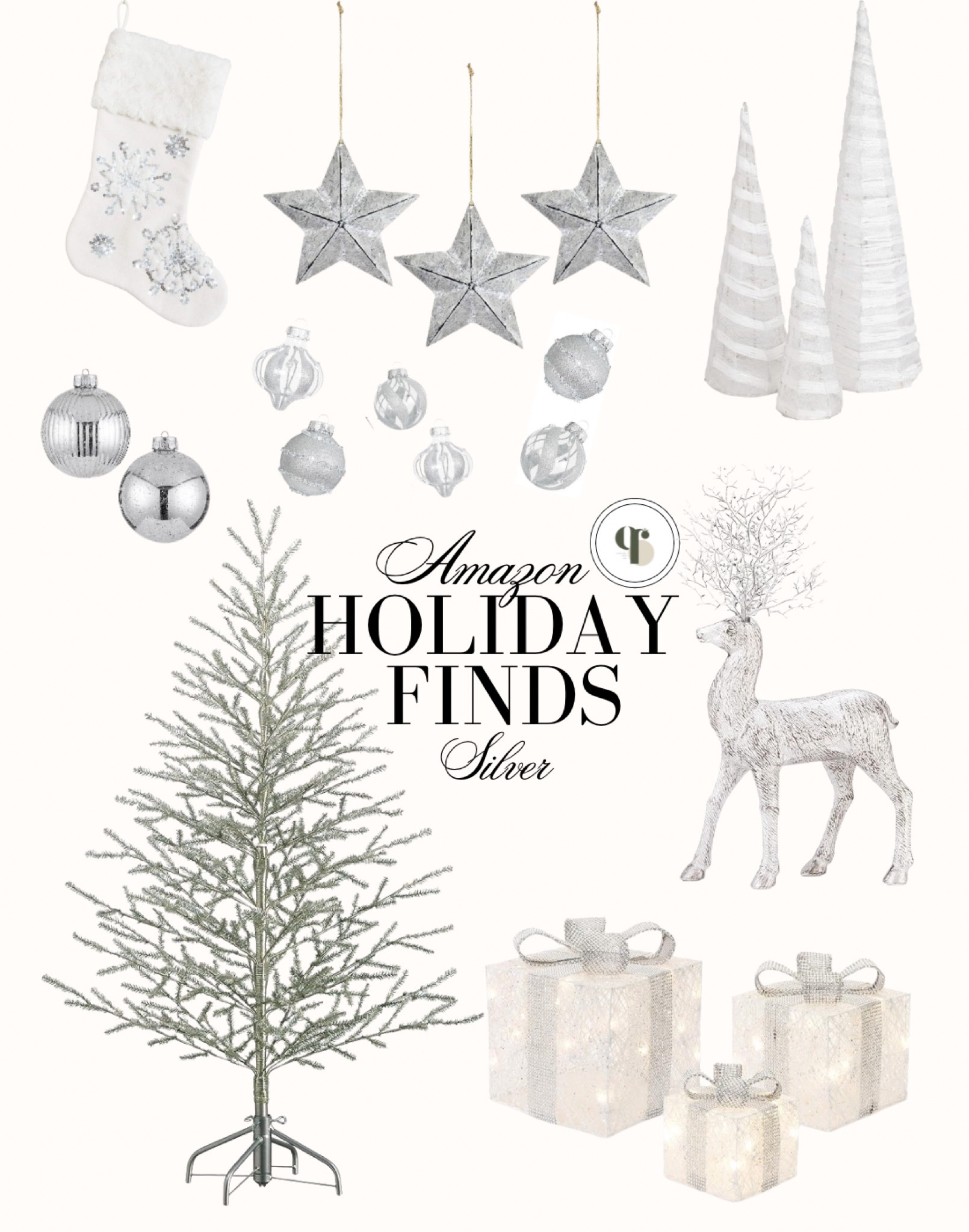 Amazon Holiday Finds!

Amazon christmas decor / amazon christmas finds / neutral Christmas decor / white christmas / tinsel christmas tree / pre lit gift box decor / silver christmas ornaments / silver christmas stockings / christams table decor / table stand decor / reindeer decor / amazon finds / amazon must have / amazon favorites / neutral decor / christmas decor trend

#LTKHoliday #LTKhome #LTKSeasonal