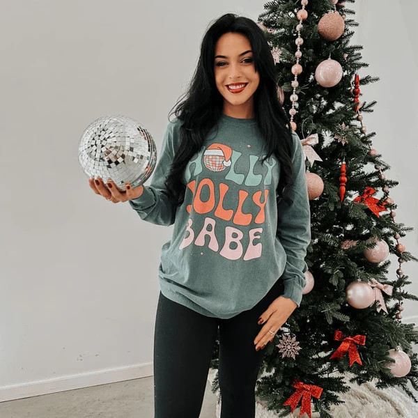 Holly Jolly Babe Long Sleeve | Mountain Moverz