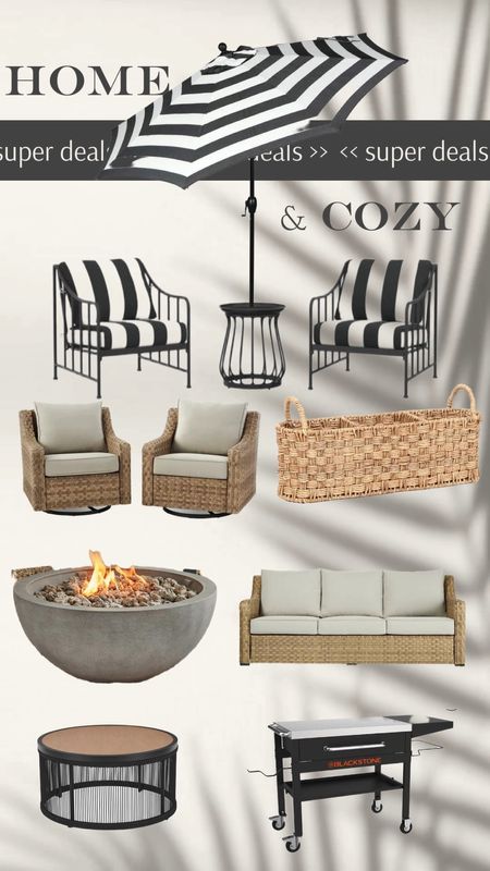 Home & Cozy | Garden deals | Super deals | Best Sellers | Outdoor Sofa | Rattan Sofa Set | Blackstone Original Series 28" Serve and Store Prep Cart in Black | Propane Fire Pit with Tank Hideaway by Dave & Jenny Marrs | 3-Piece Stationary Chat Set | 5-Piece Outdoor Conversation Set, Black | 2 Piece Swivel Glider with Patio Cover

#LTKhome #LTKSeasonal #LTKsalealert